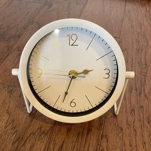 Modern white clock